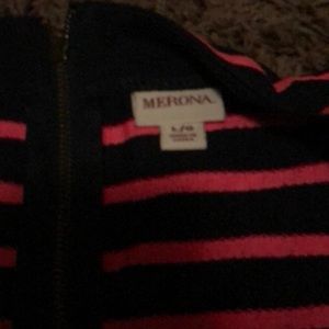 Merona Dresses - Merona pink and blue stripes dress Merona Dresses - Merona pink and blue stripes dress
